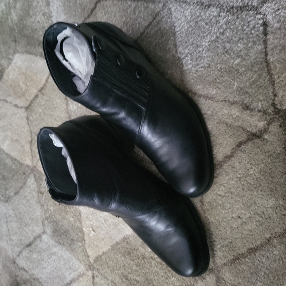 Ariat Leather Snap Ankle Boots Spats Equestrian - Picture 1 of 4